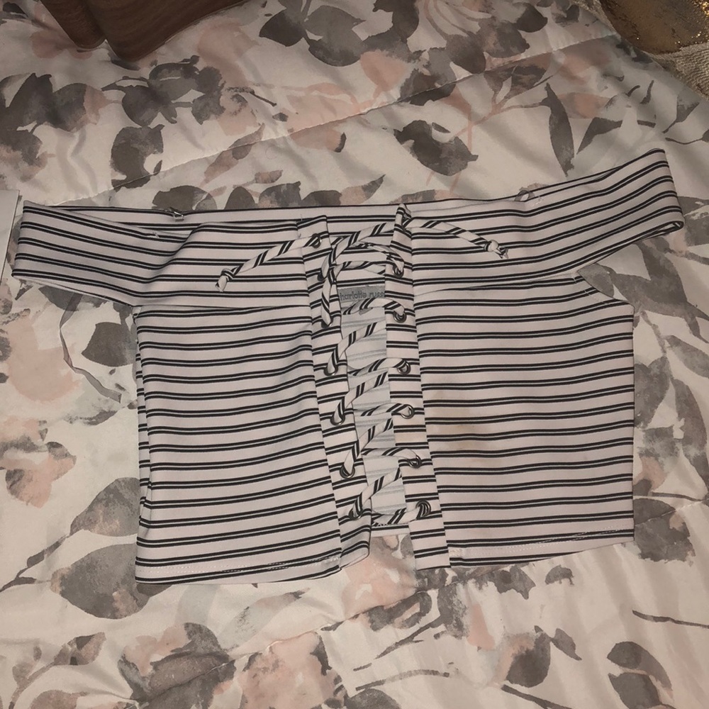 Stripe crop top